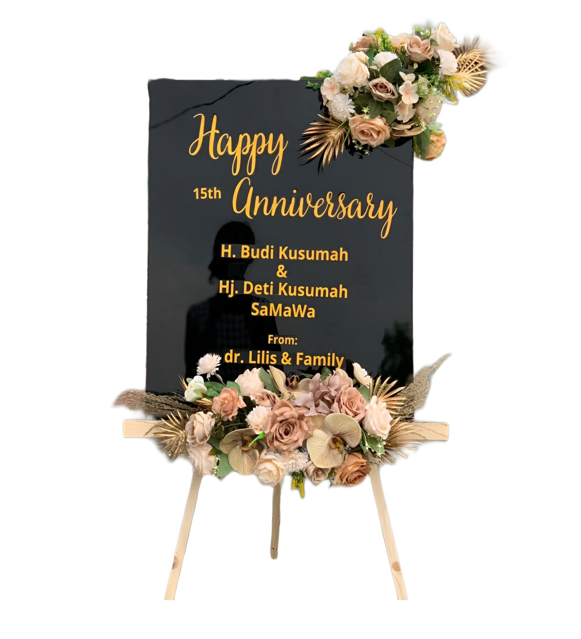 Papan Bunga Akrilik Cianjur