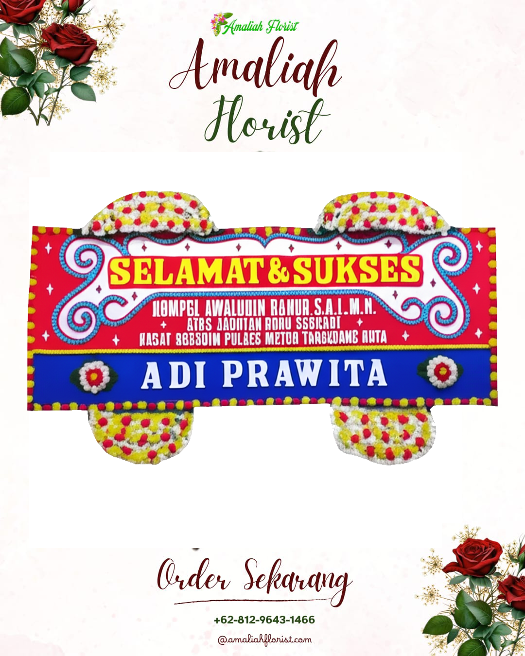 Papan Bunga Ucapan Selamat Cianjur